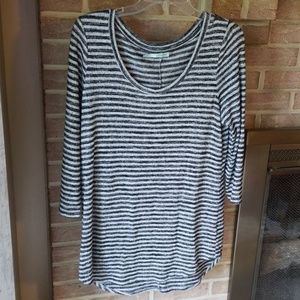 Soft maurices striped tunic